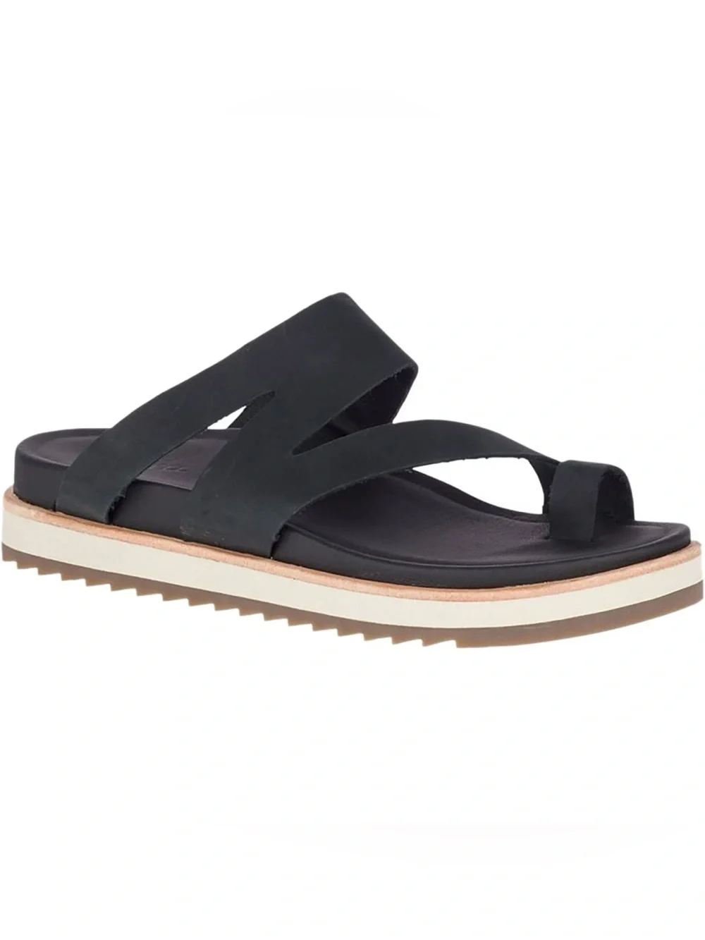 Merrell Women’s Juno Wrap Sandal J000574 Black Nubuck Leather Comfy Beach Size 7